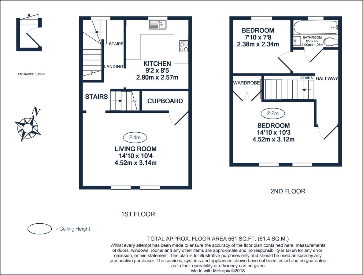 Квартира в Лондоне, Великобритания, 61 м² - фото 14