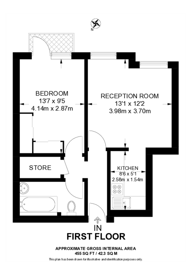 Квартира в Лондоне, Великобритания, 42 м² - фото 9