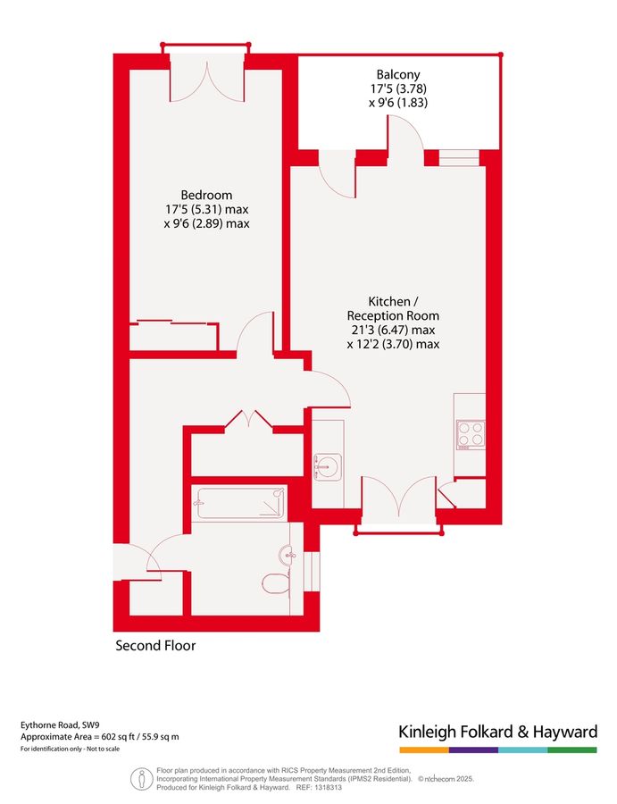 Квартира в Лондоне, Великобритания, 56 м² - фото 17