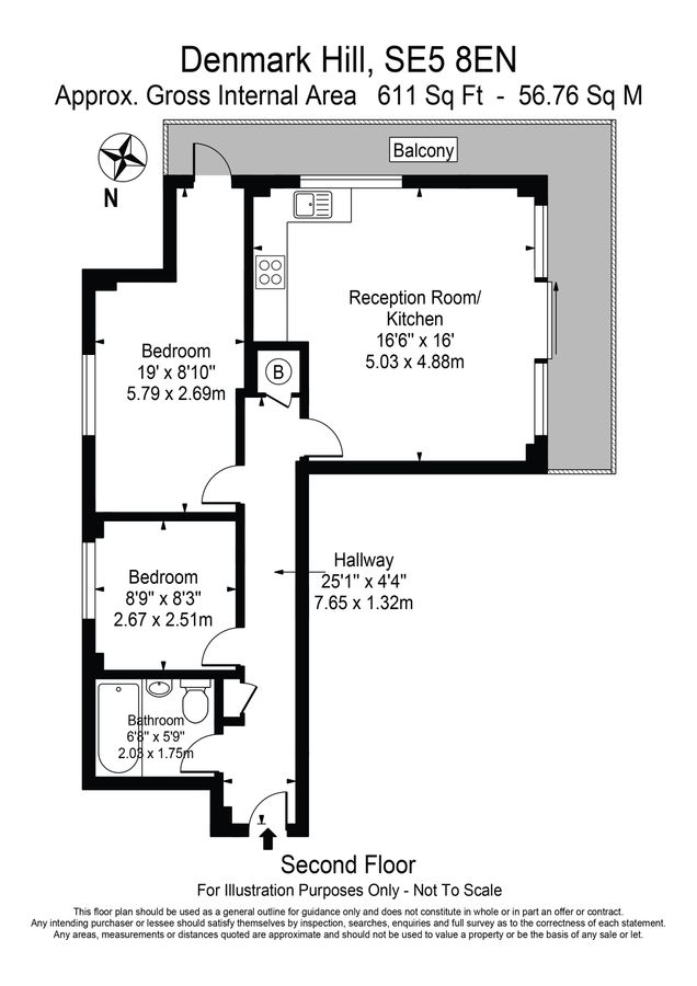 Квартира в Лондоне, Великобритания, 57 м² - фото 17