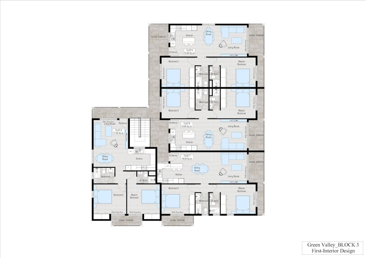 Апартаменты в Пафосе, Кипр, 63 м² - фото 8