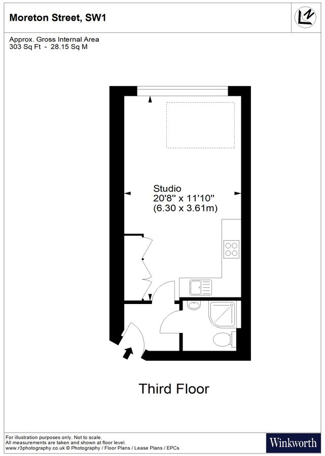 Квартира в Лондоне, Великобритания, 28 м² - фото 7