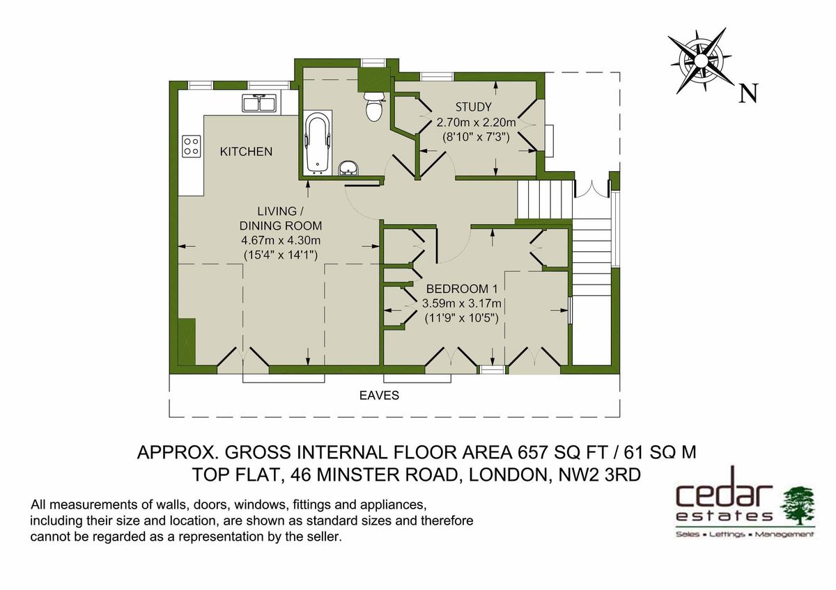 Квартира в Лондоне, Великобритания, 61 м² - фото 8