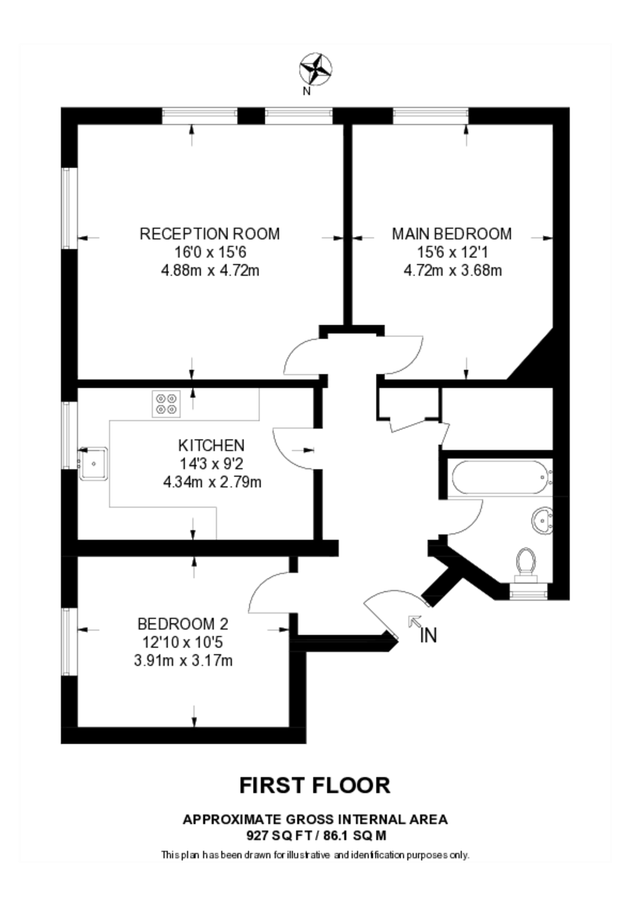 Квартира в Лондоне, Великобритания, 86 м² - фото 9