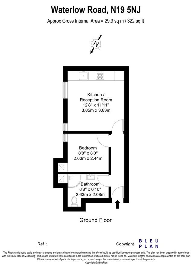 Квартира в Лондоне, Великобритания, 30 м² - фото 11