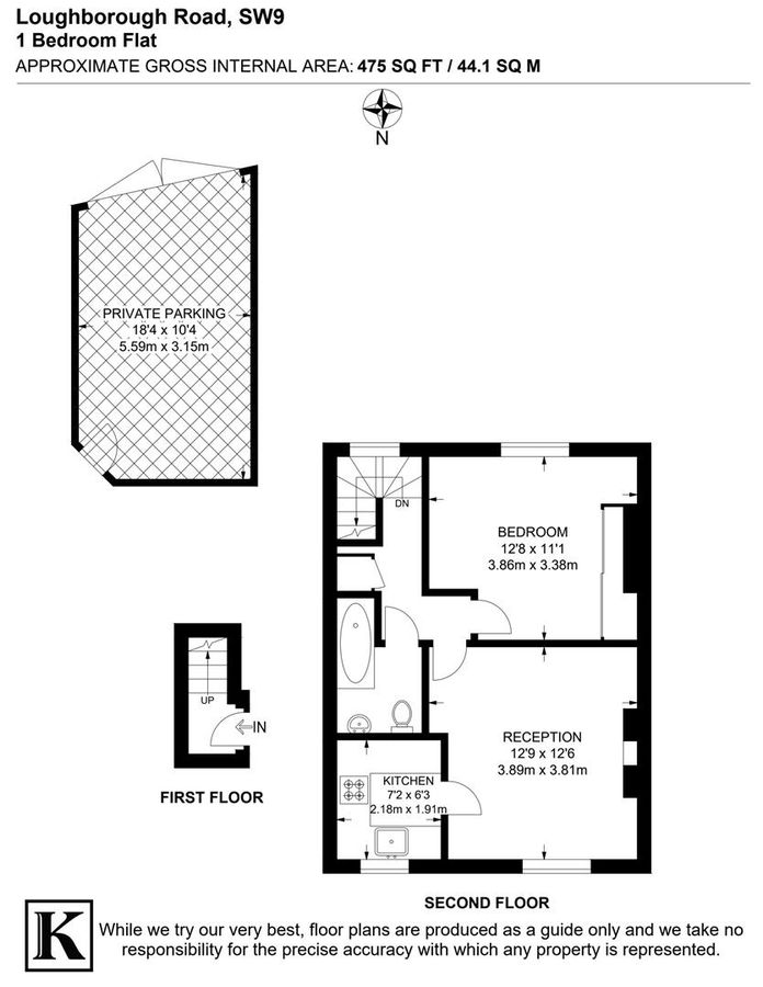 Квартира в Лондоне, Великобритания, 44 м² - фото 12