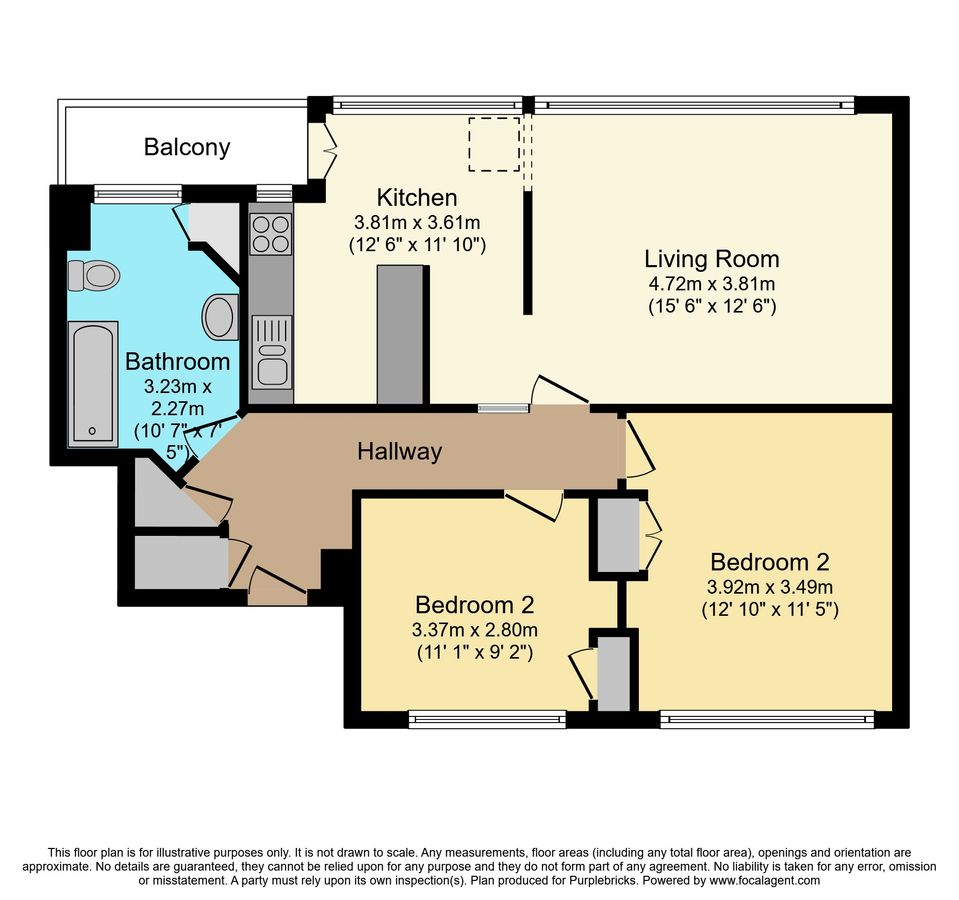 Квартира в Лондоне, Великобритания, 67 м² - фото 12