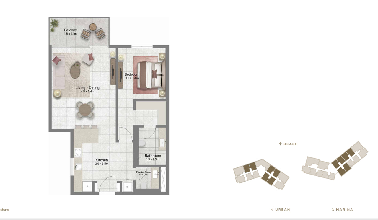 Апартаменты в Маскате, Оман, 84 м² - фото 8
