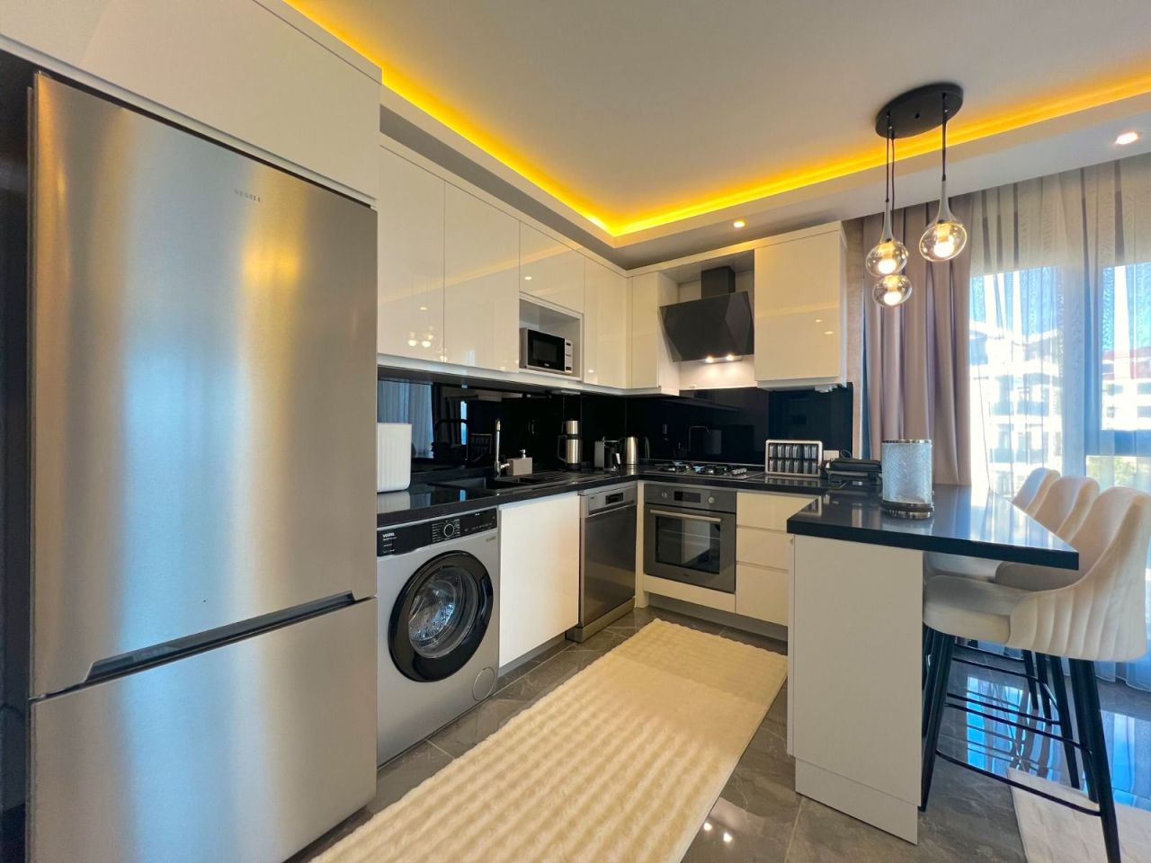 Апартаменты в Алании, Турция, 58 м² - фото 15