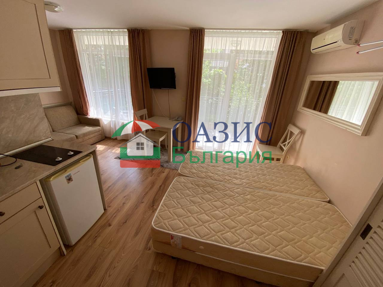 Апартаменты на Солнечном берегу, Болгария, 36 м² - фото 1