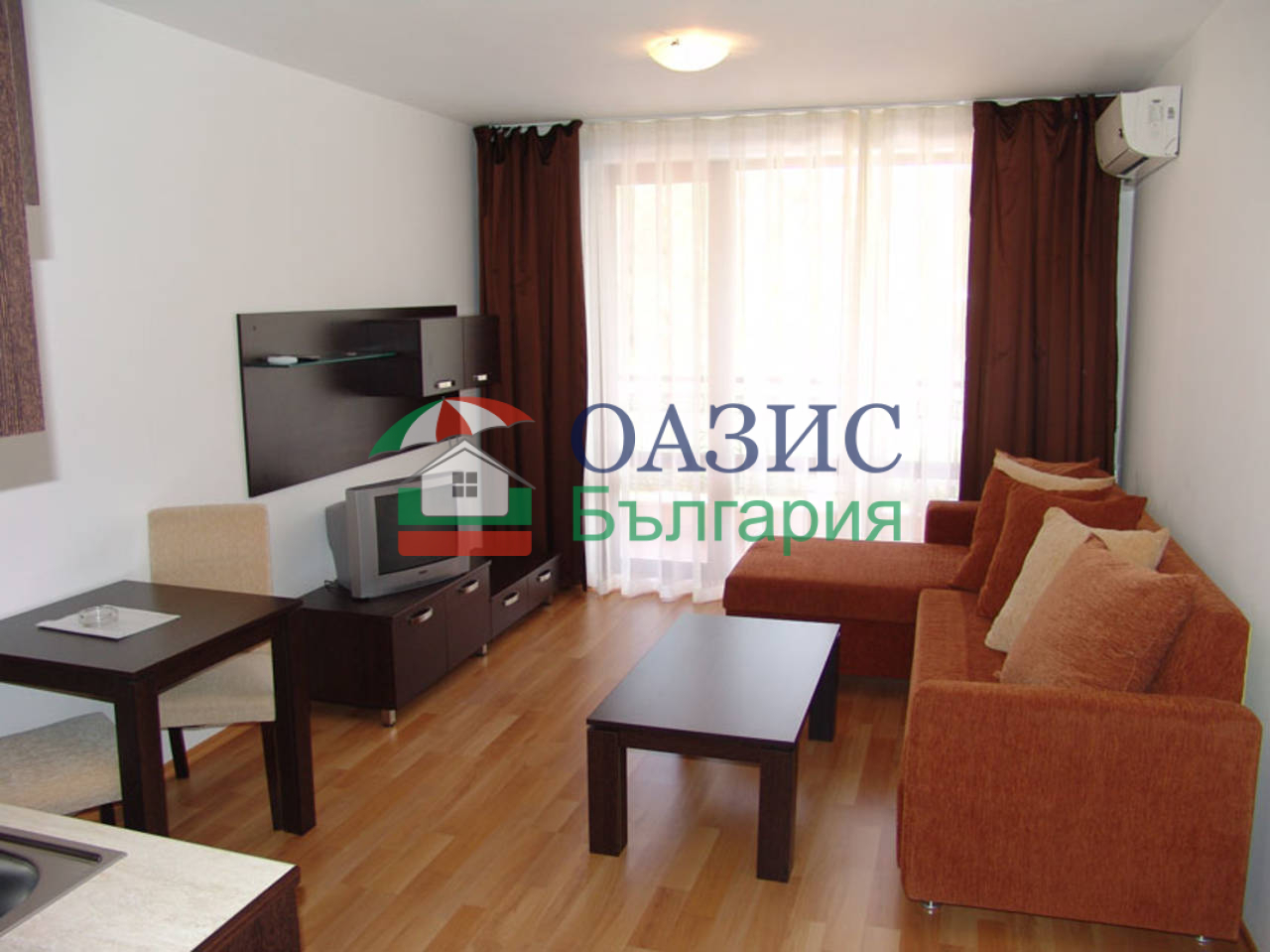 Апартаменты на Солнечном берегу, Болгария, 42.8 м² - фото 1