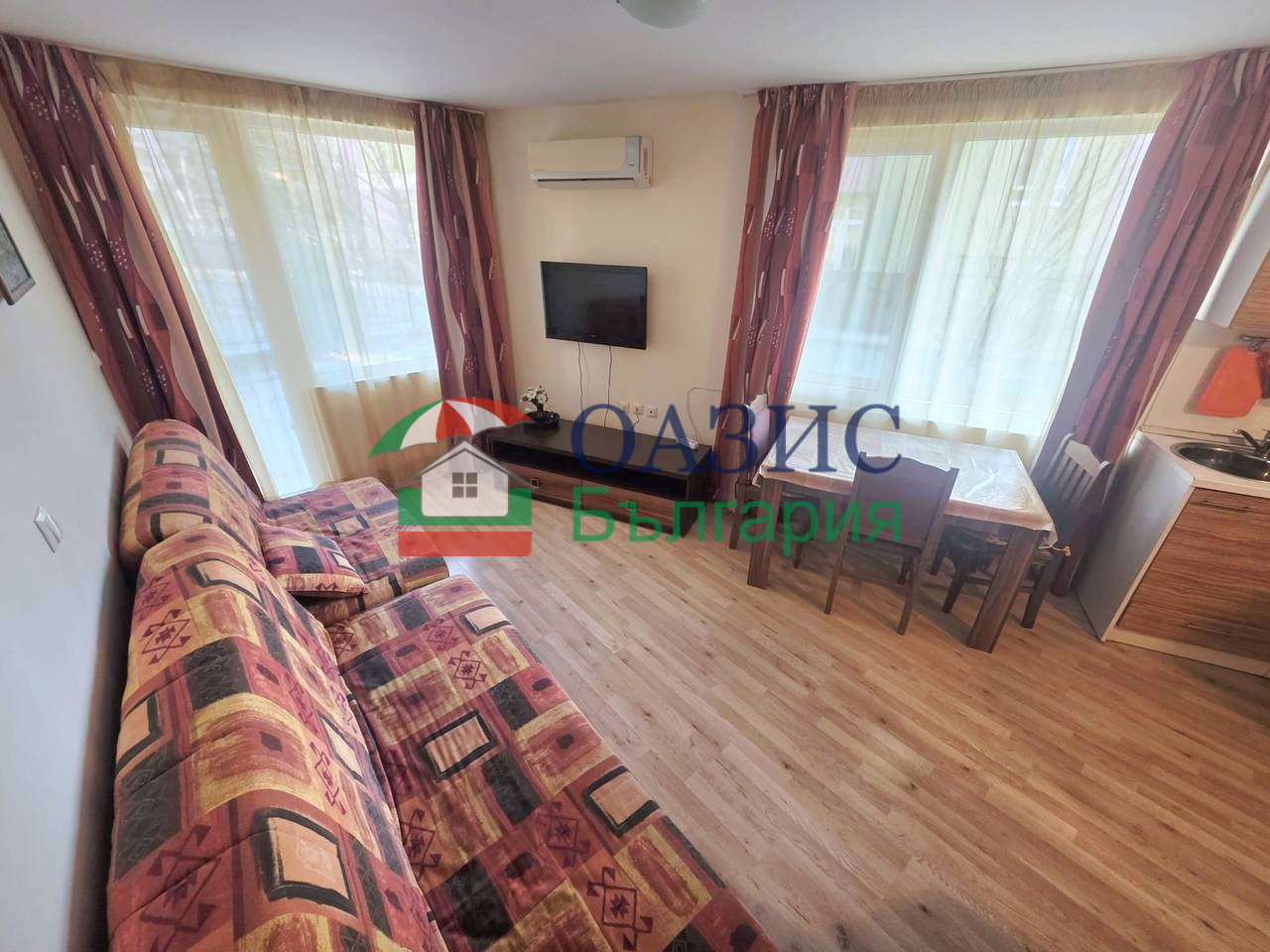 Апартаменты на Солнечном берегу, Болгария, 29 м² - фото 1