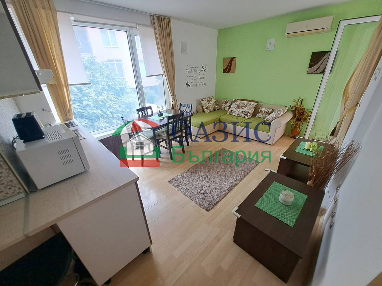 Апартаменты на Солнечном берегу, Болгария, 56 м² - фото 1