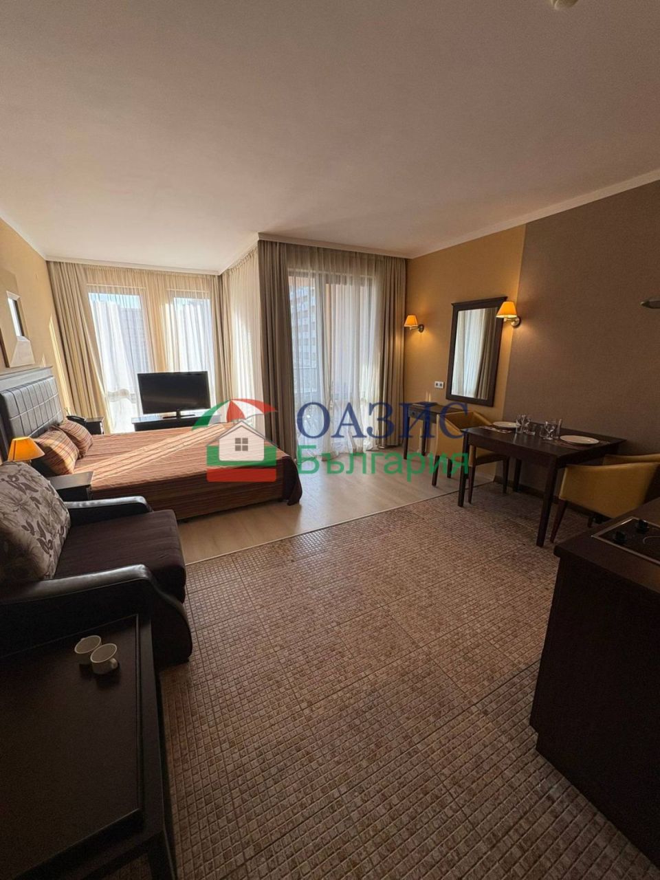 Апартаменты на Солнечном берегу, Болгария, 50 м² - фото 1