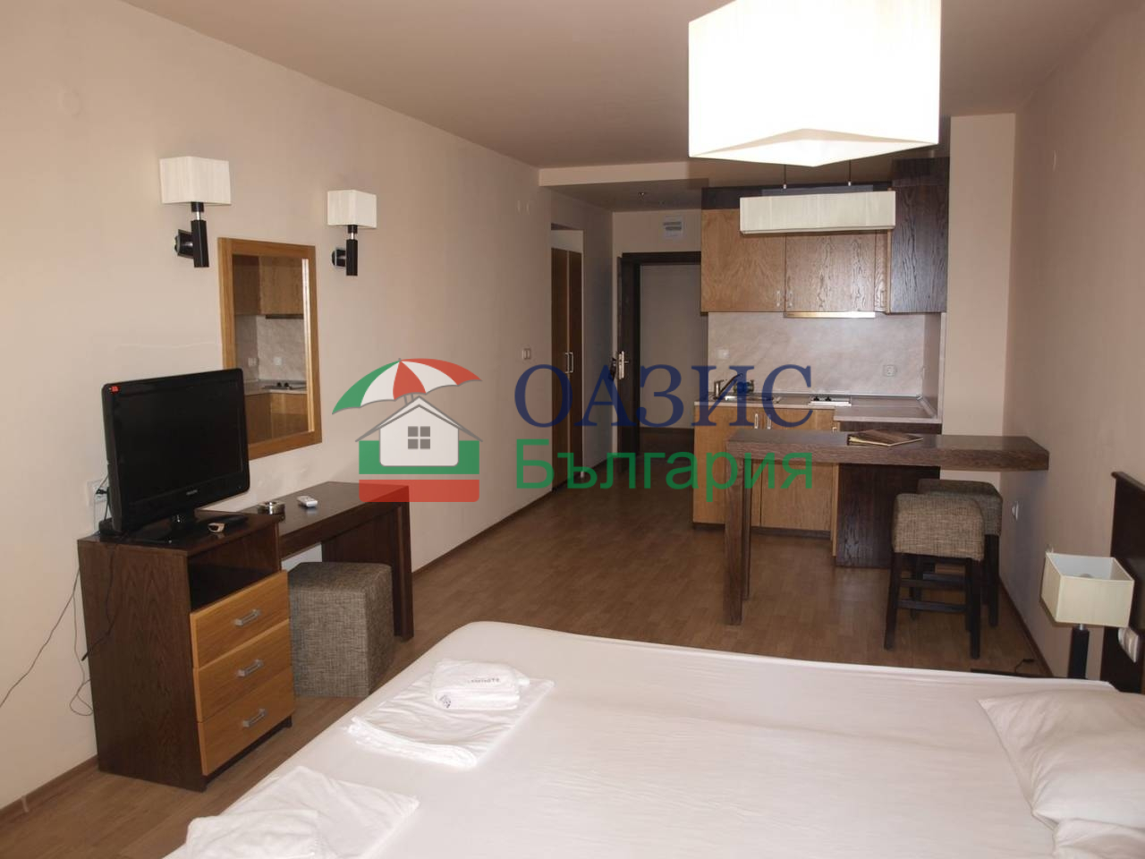 Апартаменты на Солнечном берегу, Болгария, 44 м² - фото 1