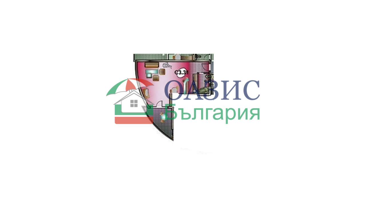 Апартаменты в Синеморце, Болгария, 77.3 м² - фото 2