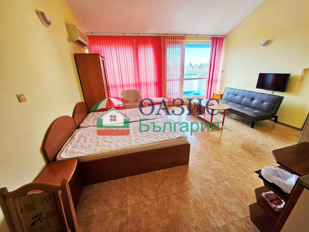 Апартаменты на Солнечном берегу, Болгария, 48 м² - фото 3