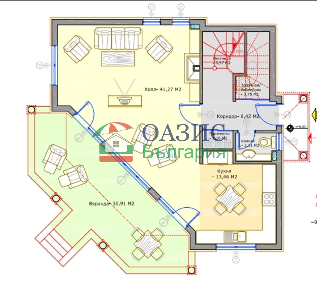 Дом в Кошарице, Болгария, 180.5 м² - фото 3