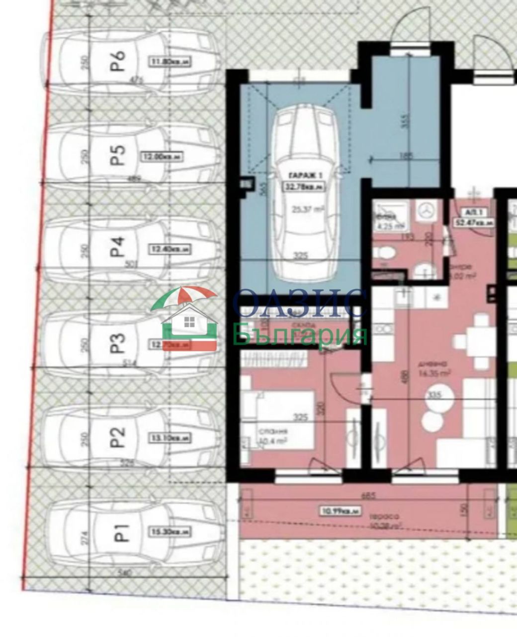 Апартаменты в Созополе, Болгария, 63.5 м² - фото 3