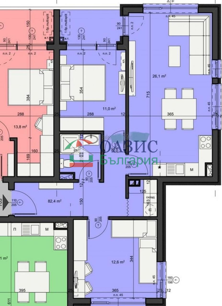 Апартаменты в Руднике, Болгария, 93.3 м² - фото 4
