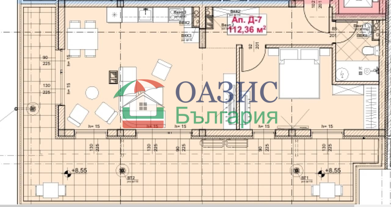 Апартаменты в Созополе, Болгария, 145.6 м² - фото 4