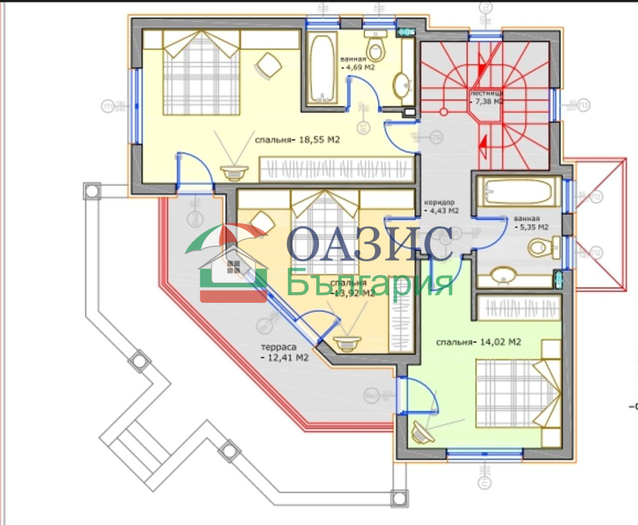 Дом в Кошарице, Болгария, 180.5 м² - фото 4