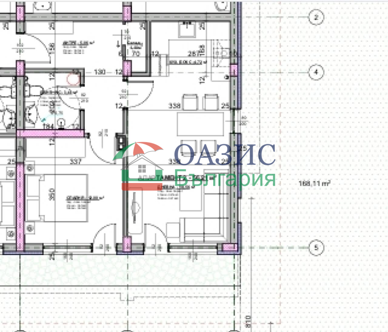 Апартаменты в Равде, Болгария, 108.7 м² - фото 4