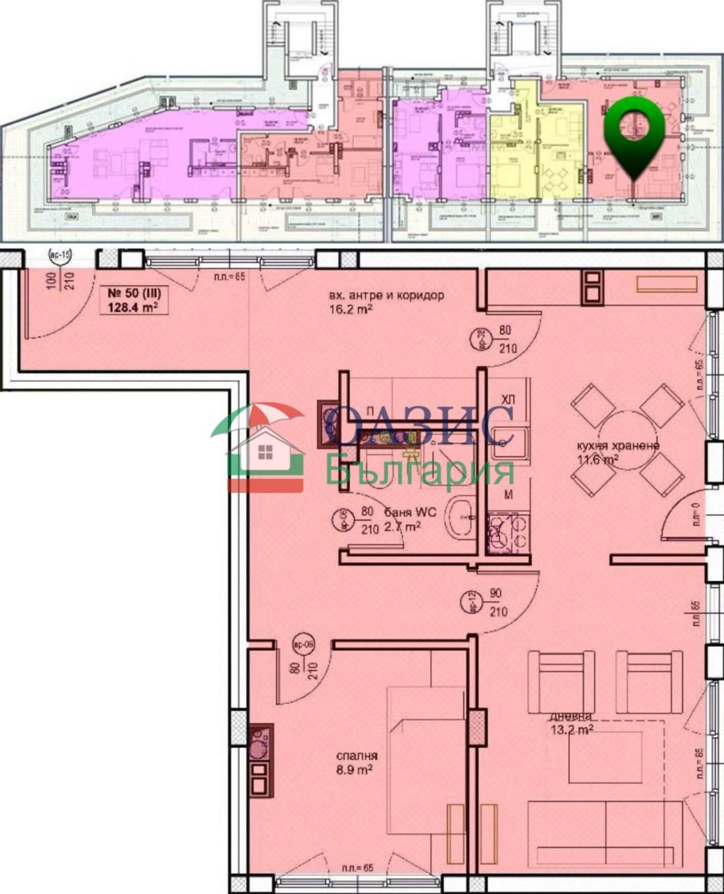 Апартаменты в Бургасе, Болгария, 154.1 м² - фото 5