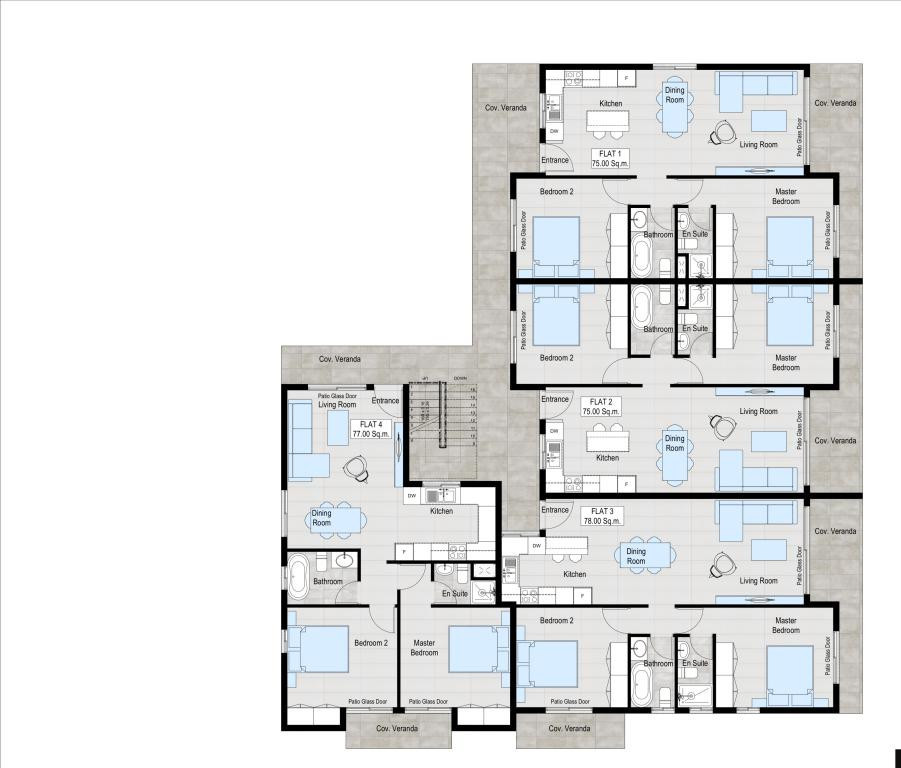 Апартаменты в Пафосе, Кипр, 110 м² - фото 7