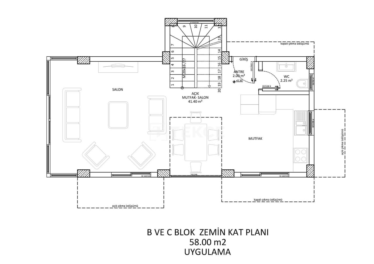 Вилла в Фетхие, Турция, 180 м² - фото 14