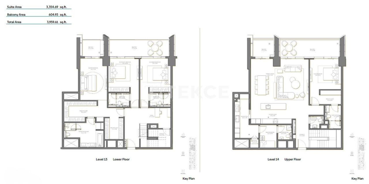 Апартаменты в Дубае, ОАЭ, 100 м² - фото 15