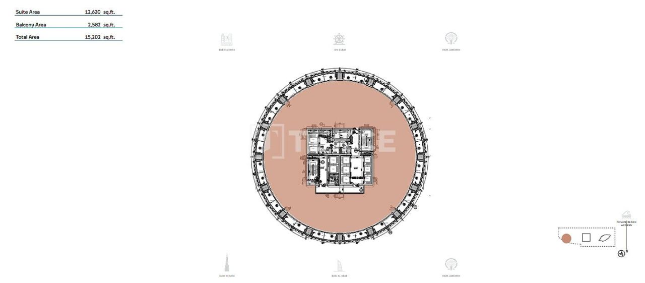 Апартаменты в Дубае, ОАЭ, 240 м² - фото 16