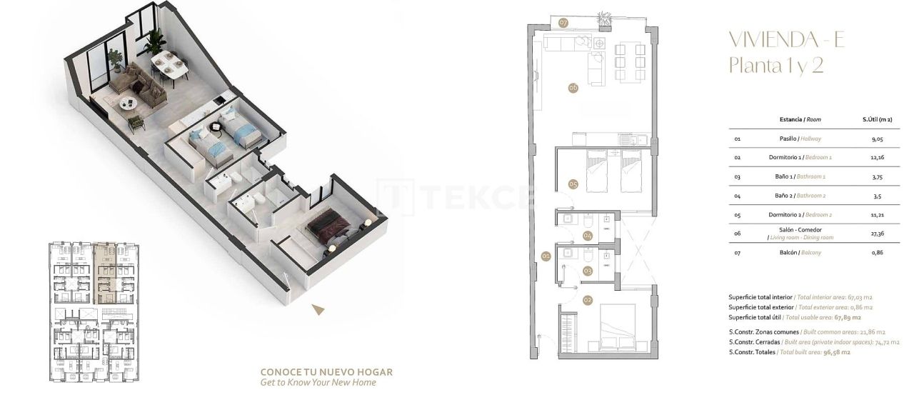 Апартаменты в Фуэнхироле, Испания, 85 м² - фото 18