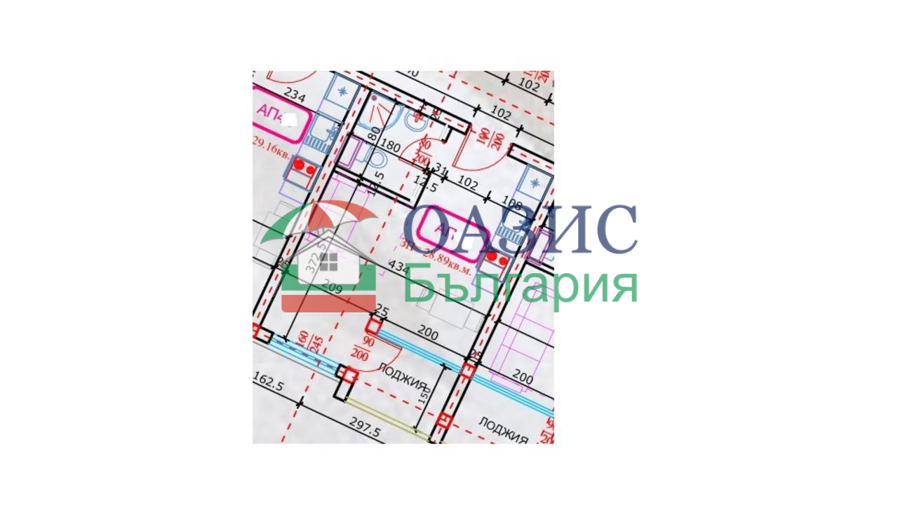 Апартаменты на Солнечном берегу, Болгария, 35.5 м² - фото 7