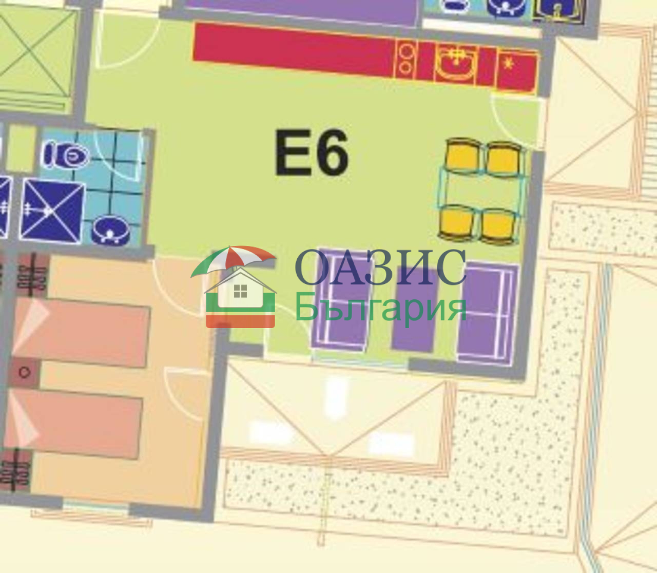 Апартаменты в Созополе, Болгария, 64.9 м² - фото 9