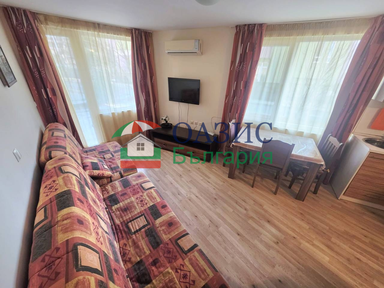 Апартаменты на Солнечном берегу, Болгария, 29 м² - фото 9