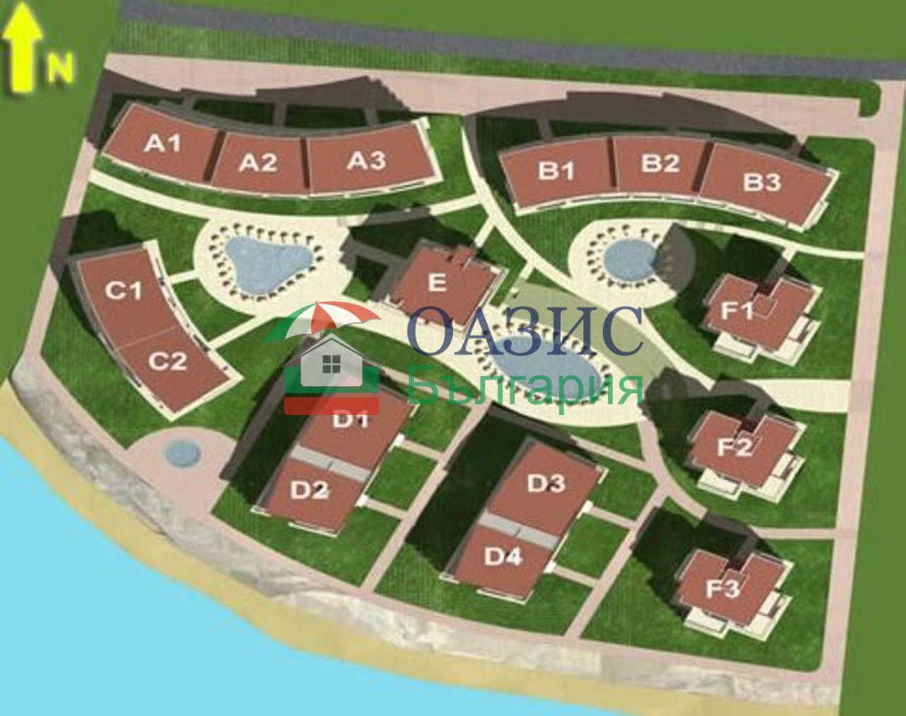 Апартаменты в Святом Власе, Болгария, 85 000 м² - фото 10