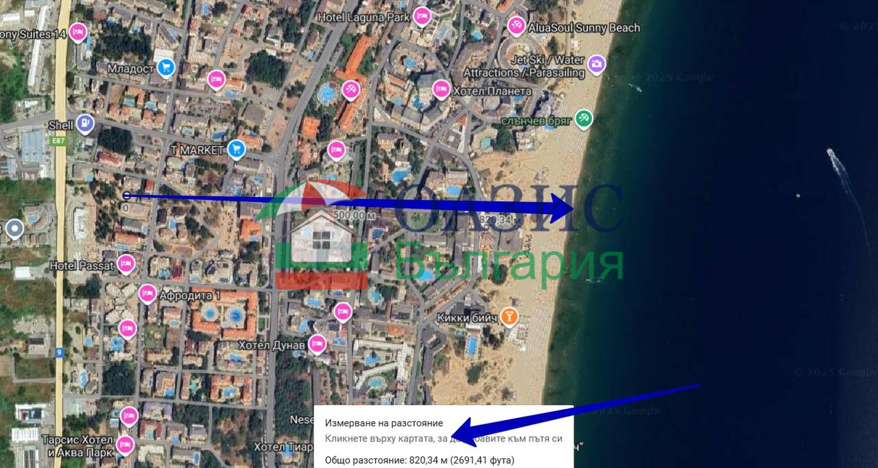 Апартаменты на Солнечном берегу, Болгария, 41.9 м² - фото 10