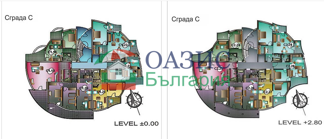Апартаменты в Синеморце, Болгария, 57.7 м² - фото 11
