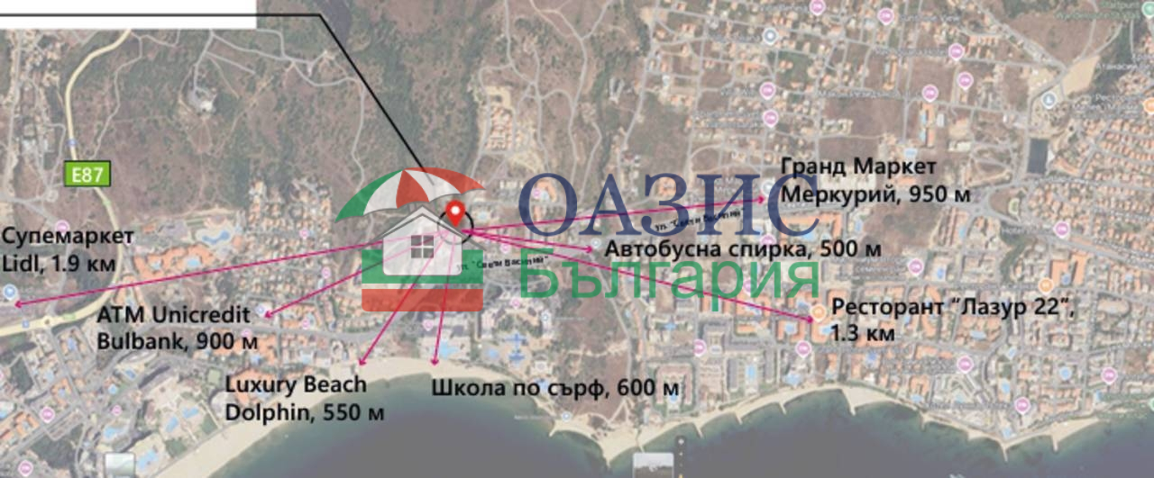Апартаменты в Святом Власе, Болгария, 41.9 м² - фото 12