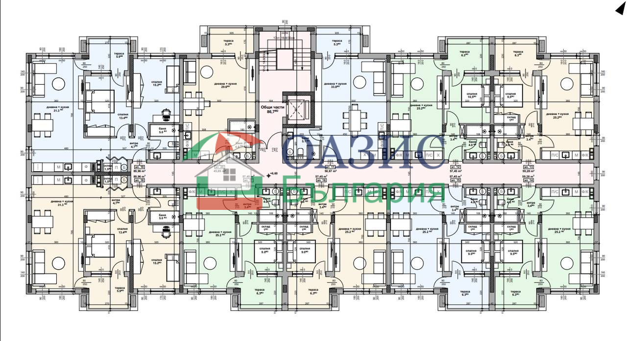 Апартаменты в Равде, Болгария, 64.3 м² - фото 12