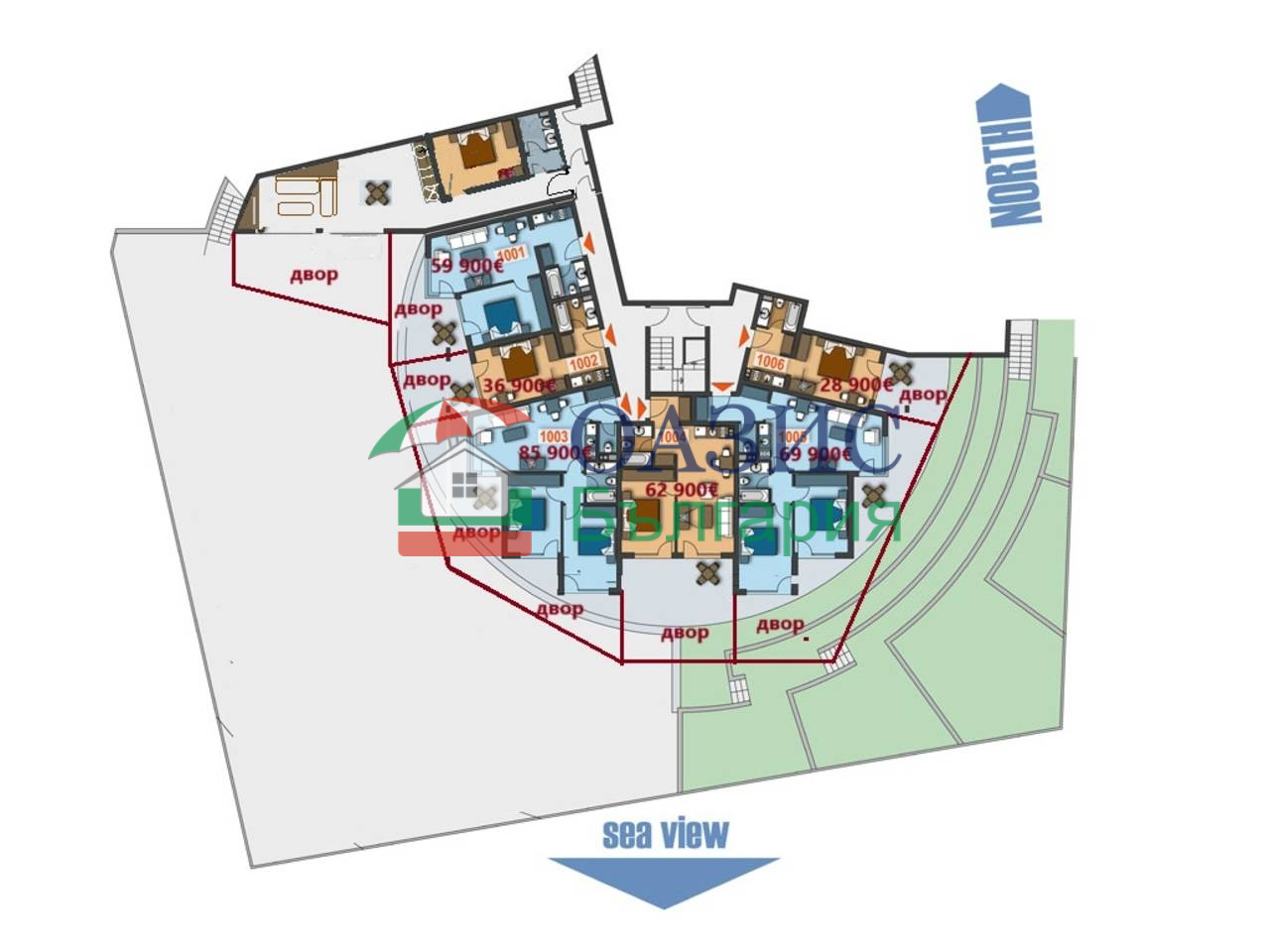 Апартаменты в Святом Власе, Болгария, 77.6 м² - фото 12