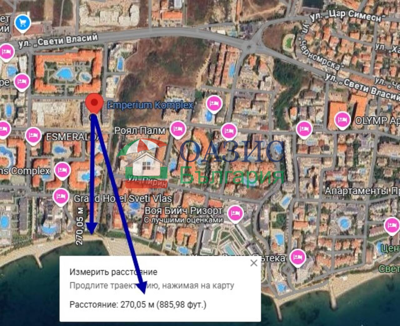 Апартаменты в Святом Власе, Болгария, 59.7 м² - фото 12