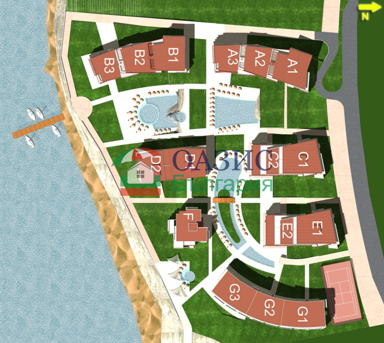 Апартаменты в Святом Власе, Болгария, 171.5 м² - фото 13