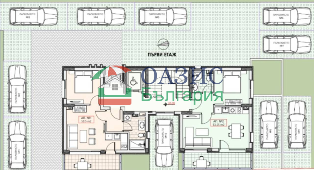 Апартаменты в Святом Власе, Болгария, 58.5 м² - фото 14