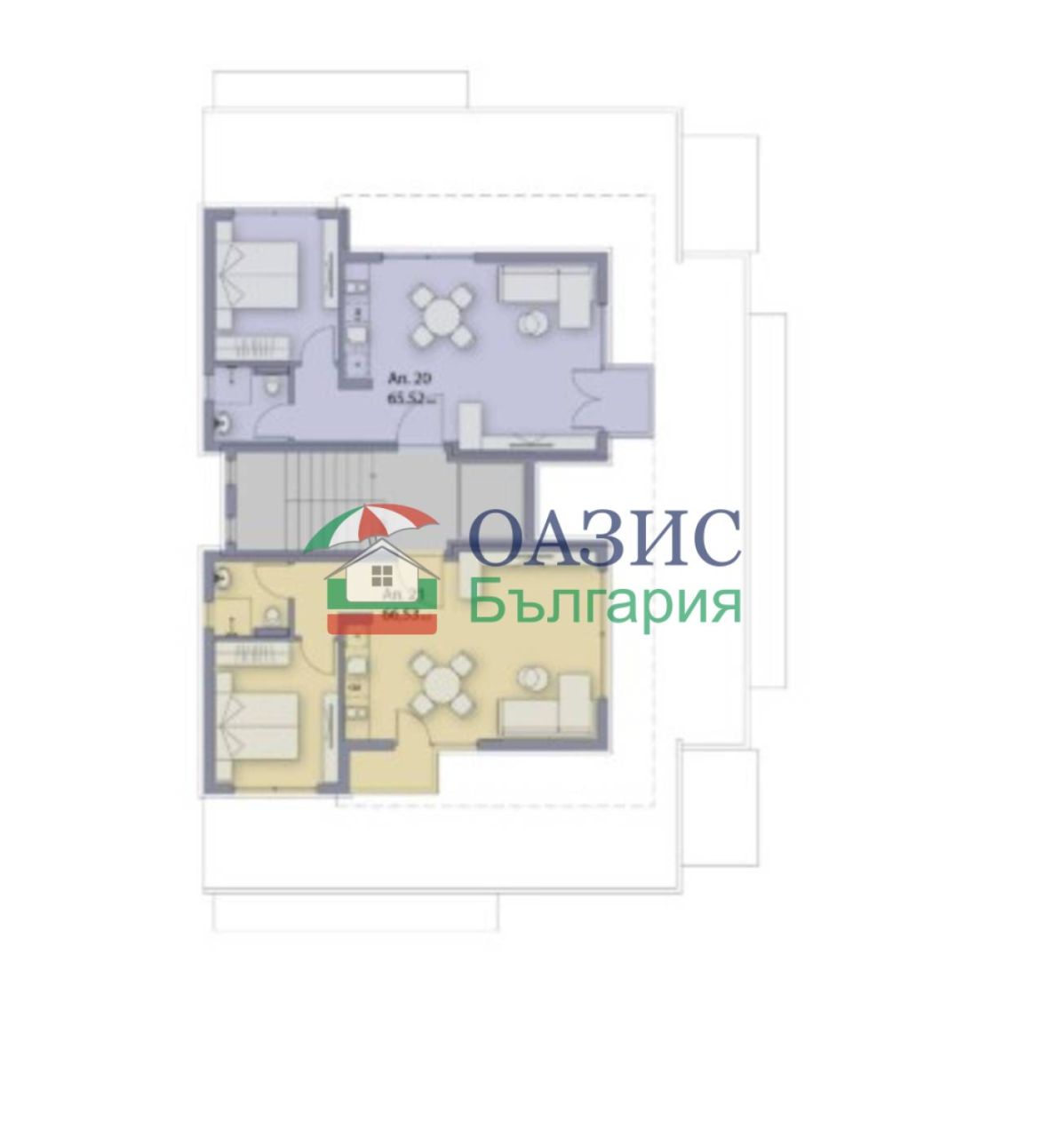 Апартаменты в Созополе, Болгария, 66.5 м² - фото 14