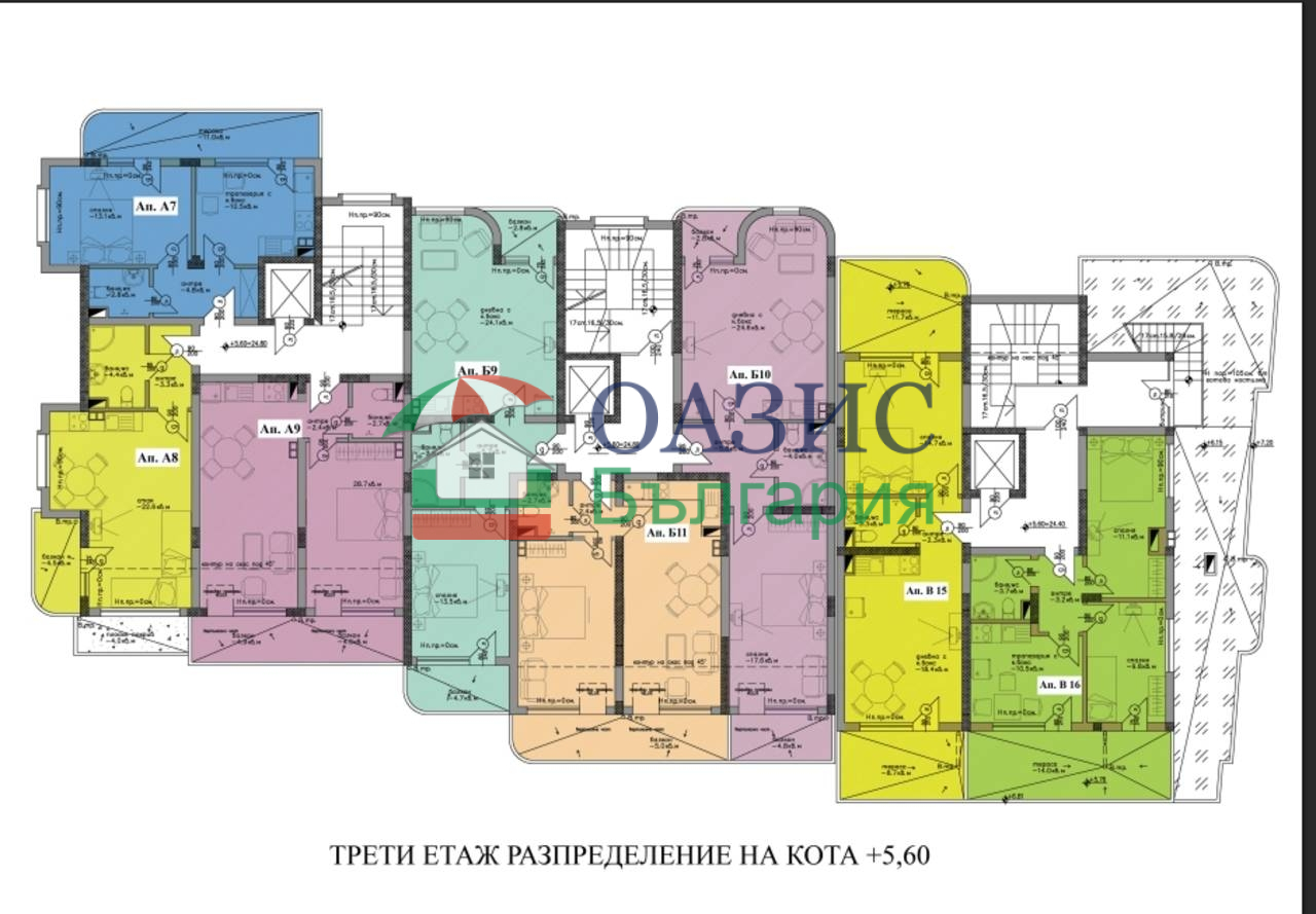 Апартаменты в Черноморце, Болгария, 78.6 м² - фото 14