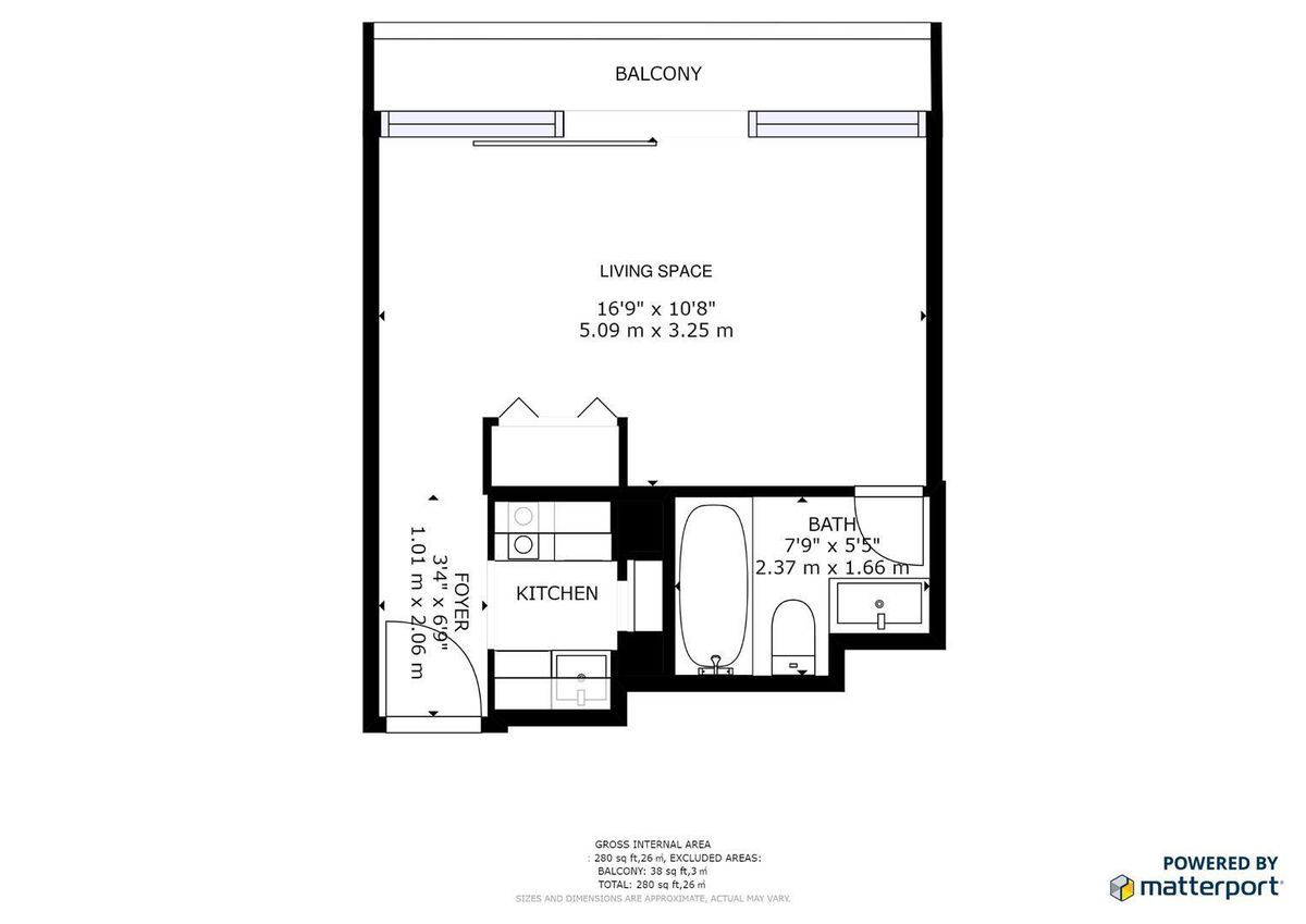 Квартира в Лондоне, Великобритания, 26 м² - фото 3
