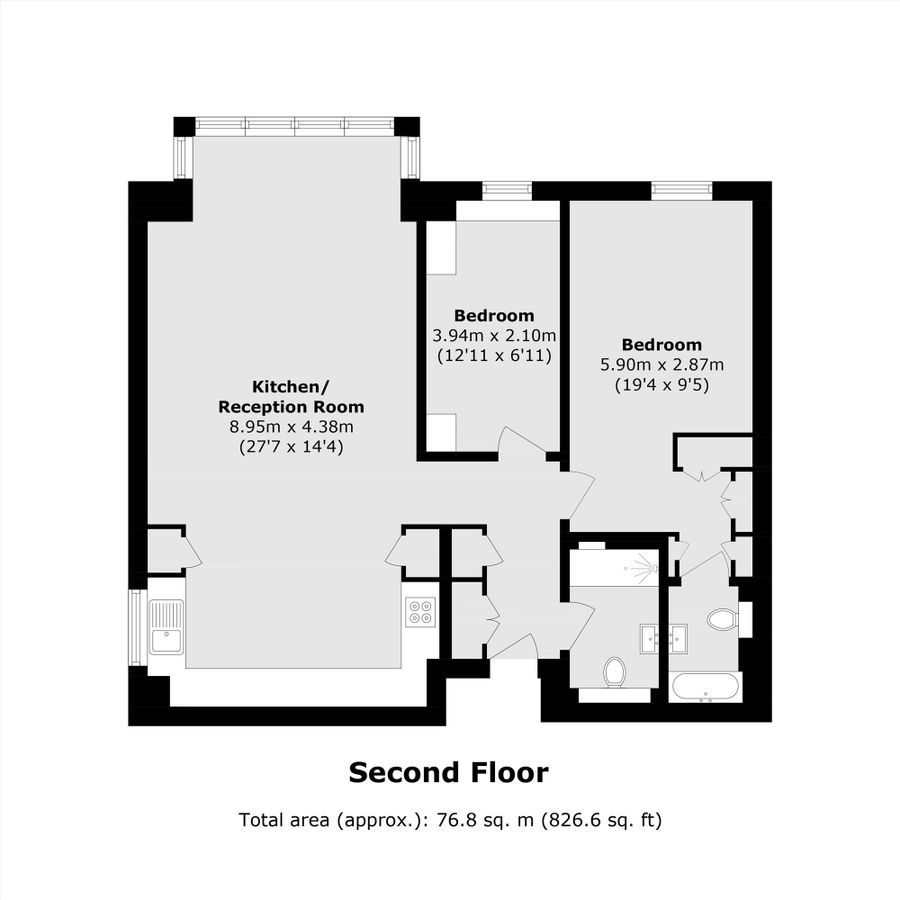 Квартира в Лондоне, Великобритания, 77 м² - фото 7