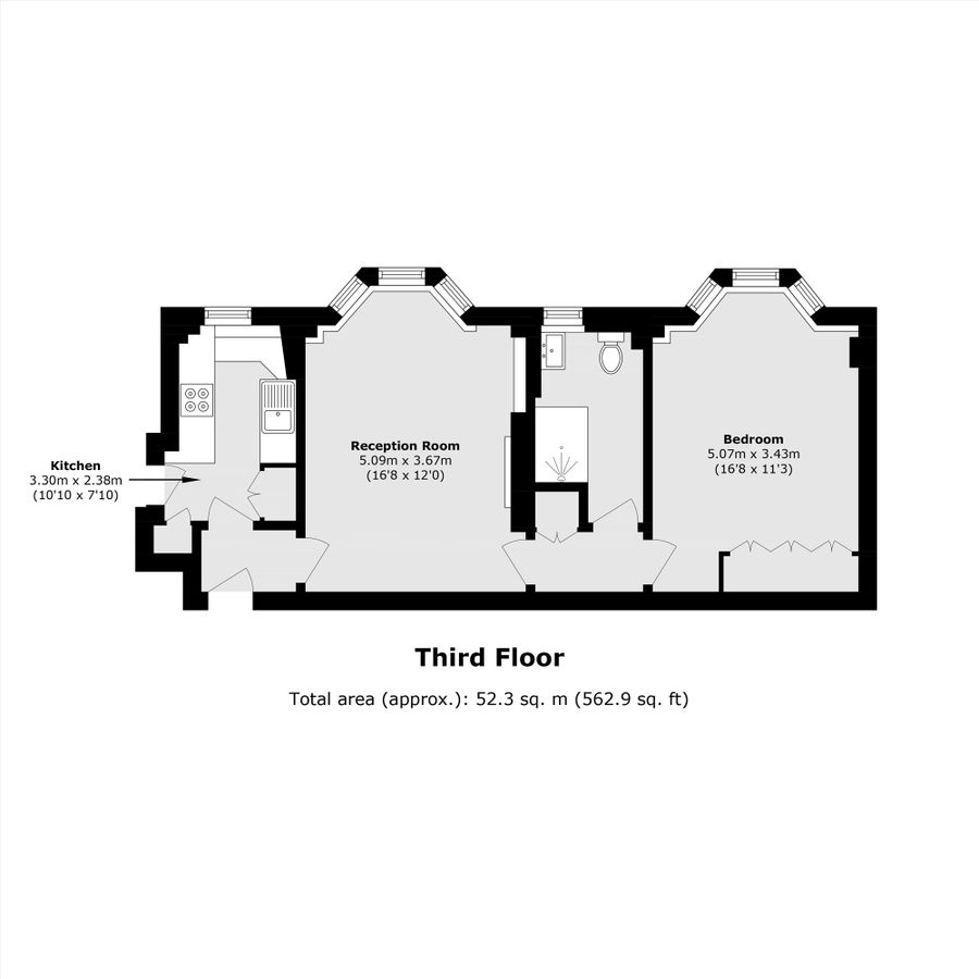 Квартира в Лондоне, Великобритания, 52 м² - фото 7